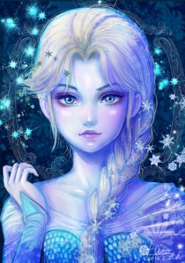 Background Elsa Wallpaper