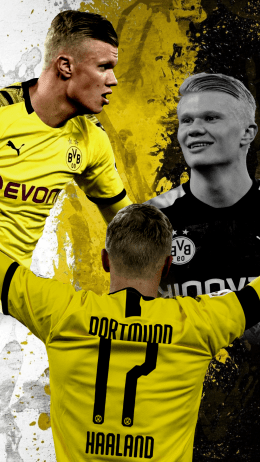 Haaland Dortmund Wallpaper