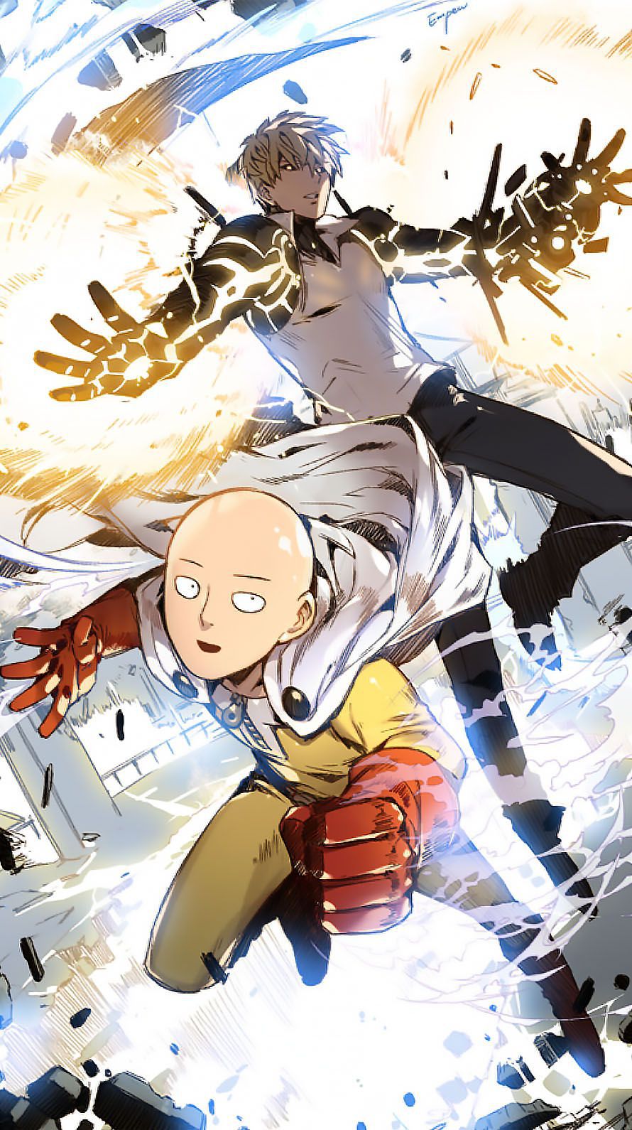 Background One Punch Man, One Punch Man Characters, HD phone