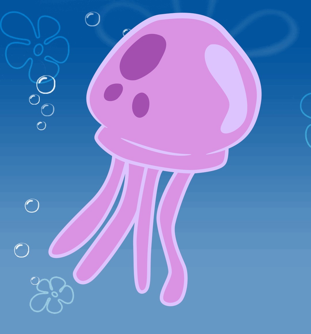 spongebob jellyfishing wallpaper