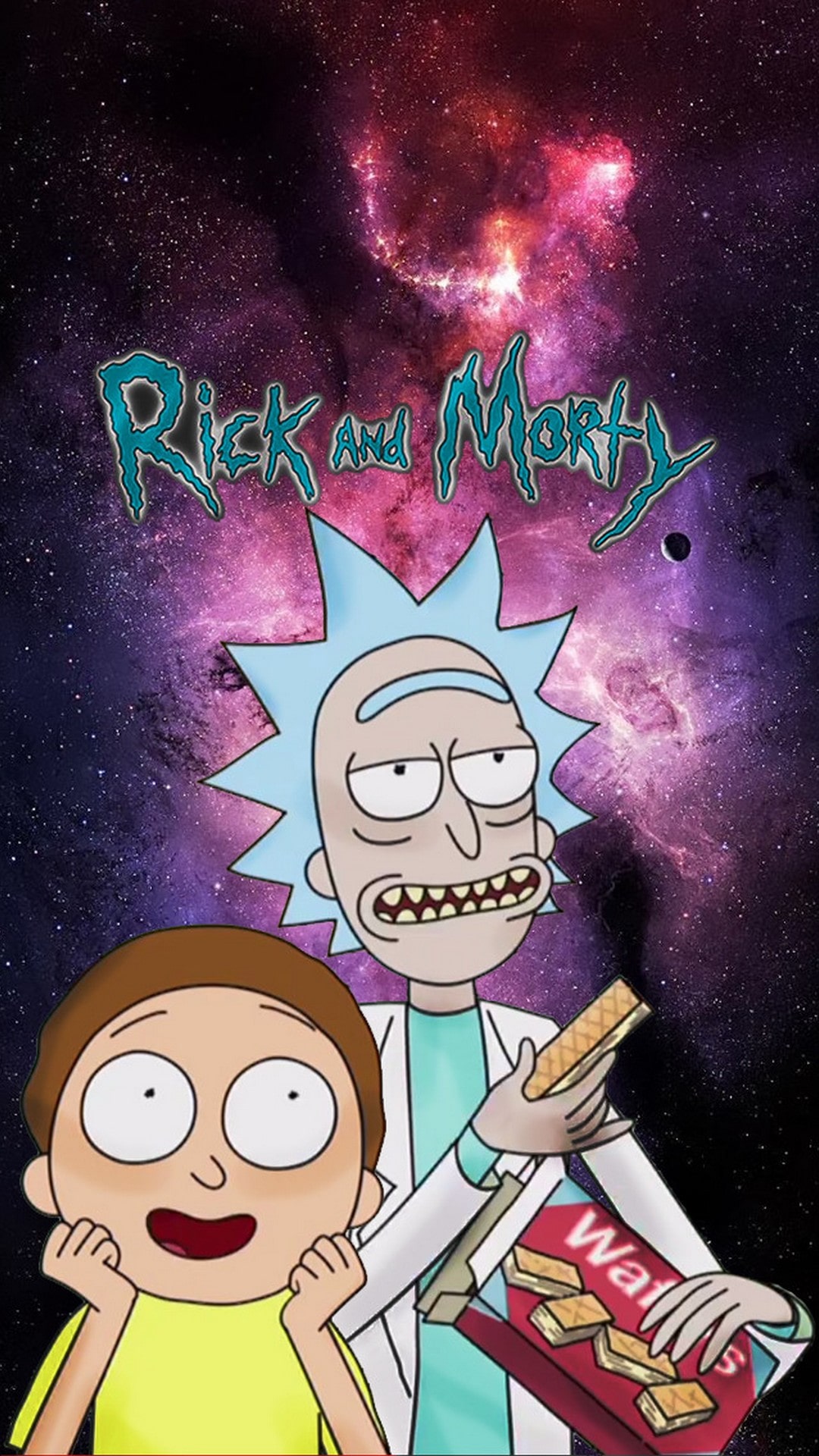 Download Rick And Morty Phone It Wallpaper