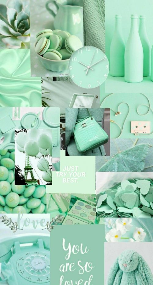 Background Mint Green Wallpaper - EnWallpaper