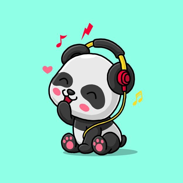 Background Cute Panda Wallpaper - EnWallpaper