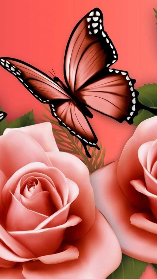 Background Butterfly Wallpaper