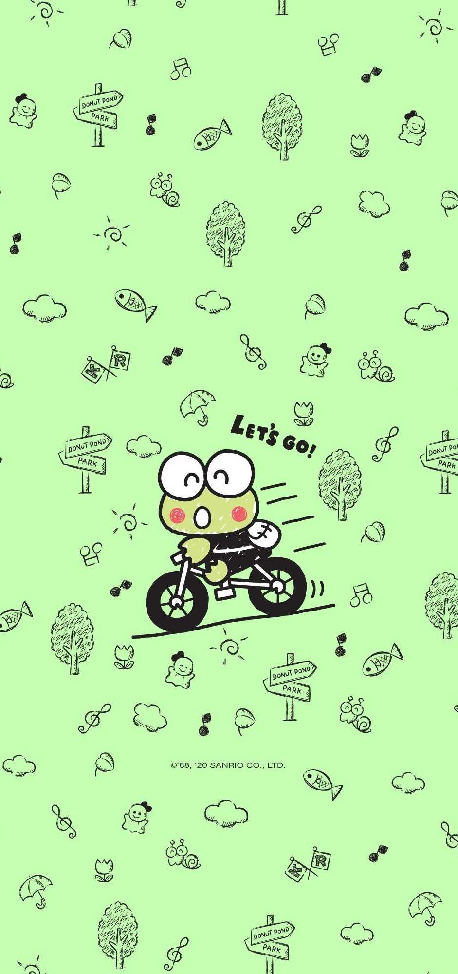 Background Keroppi Wallpaper