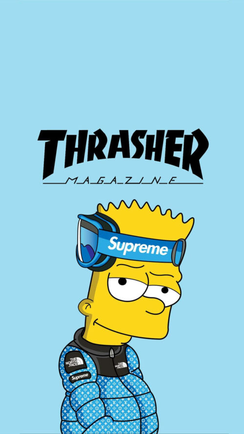 Background Bart Simpson Wallpaper