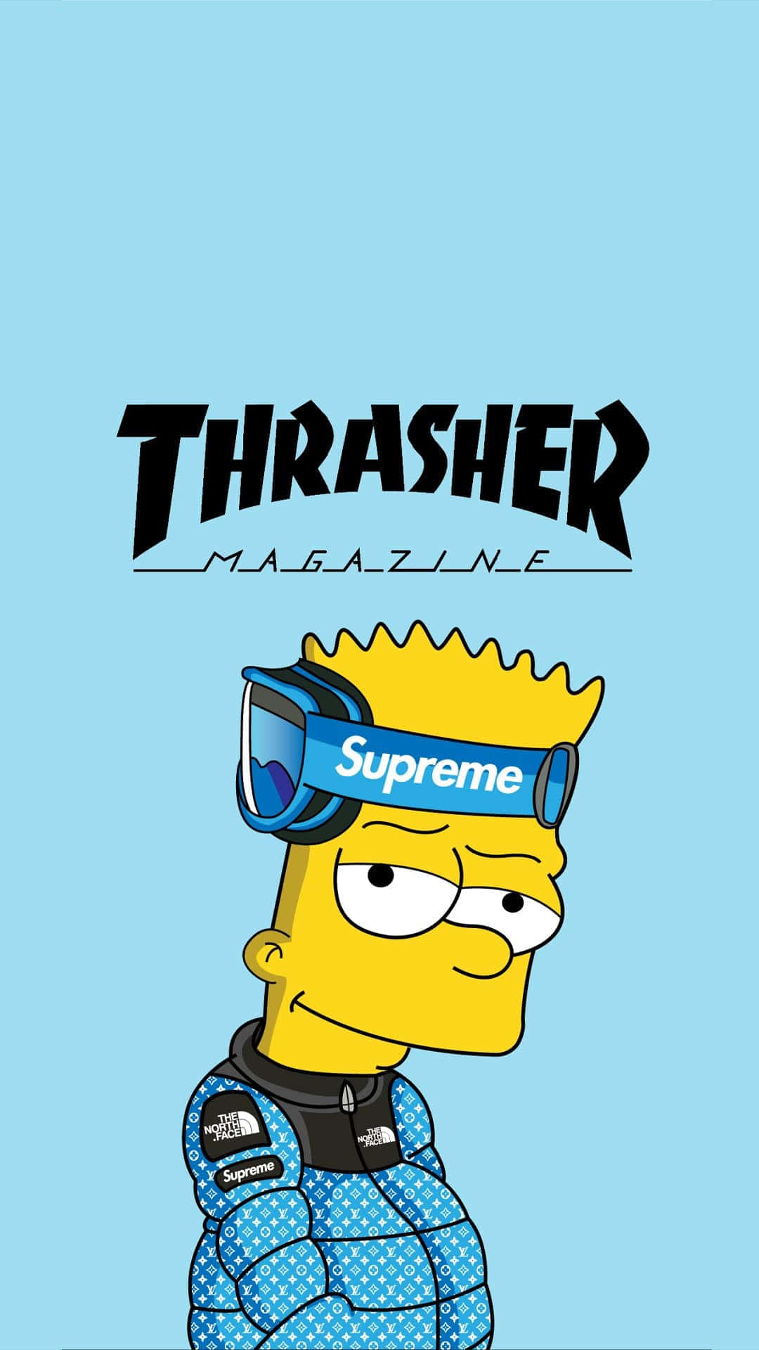 Supreme Bart Wallpapers - Imagenes De Bart Simpson Cool Png,Supreme Logo  Wallpaper - free transparent png images 