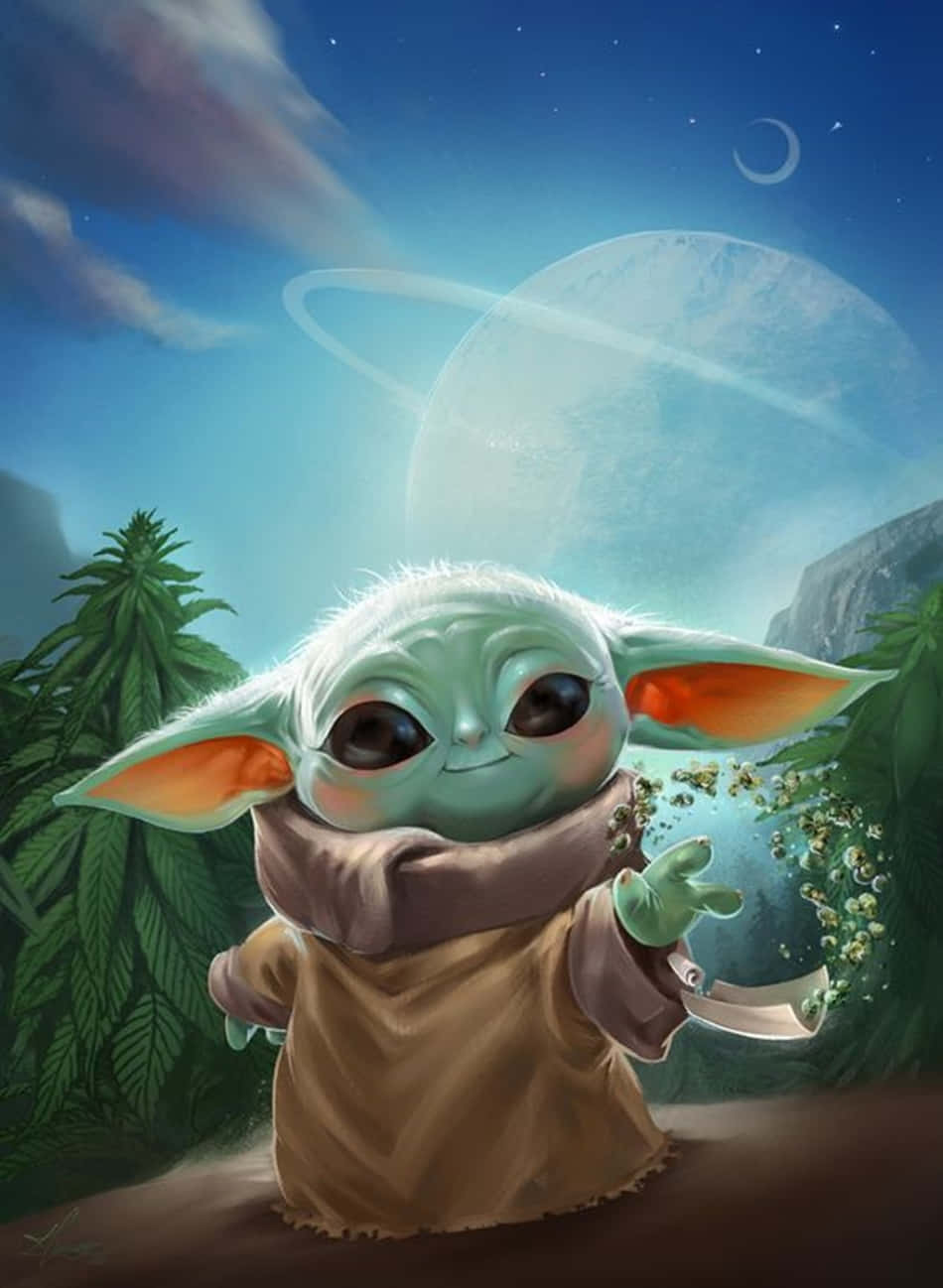 Background Baby Yoda Wallpaper