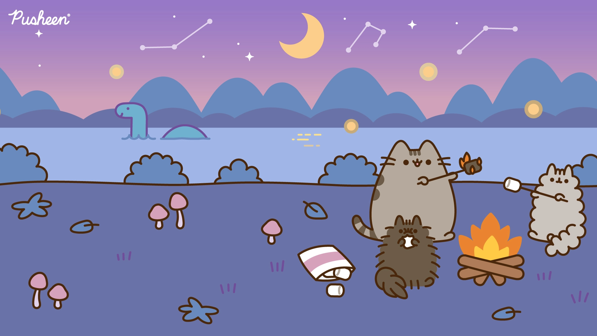 Pusheen Desktop Wallpaper