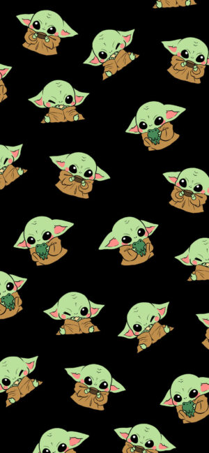 Background Baby Yoda Wallpaper - EnWallpaper