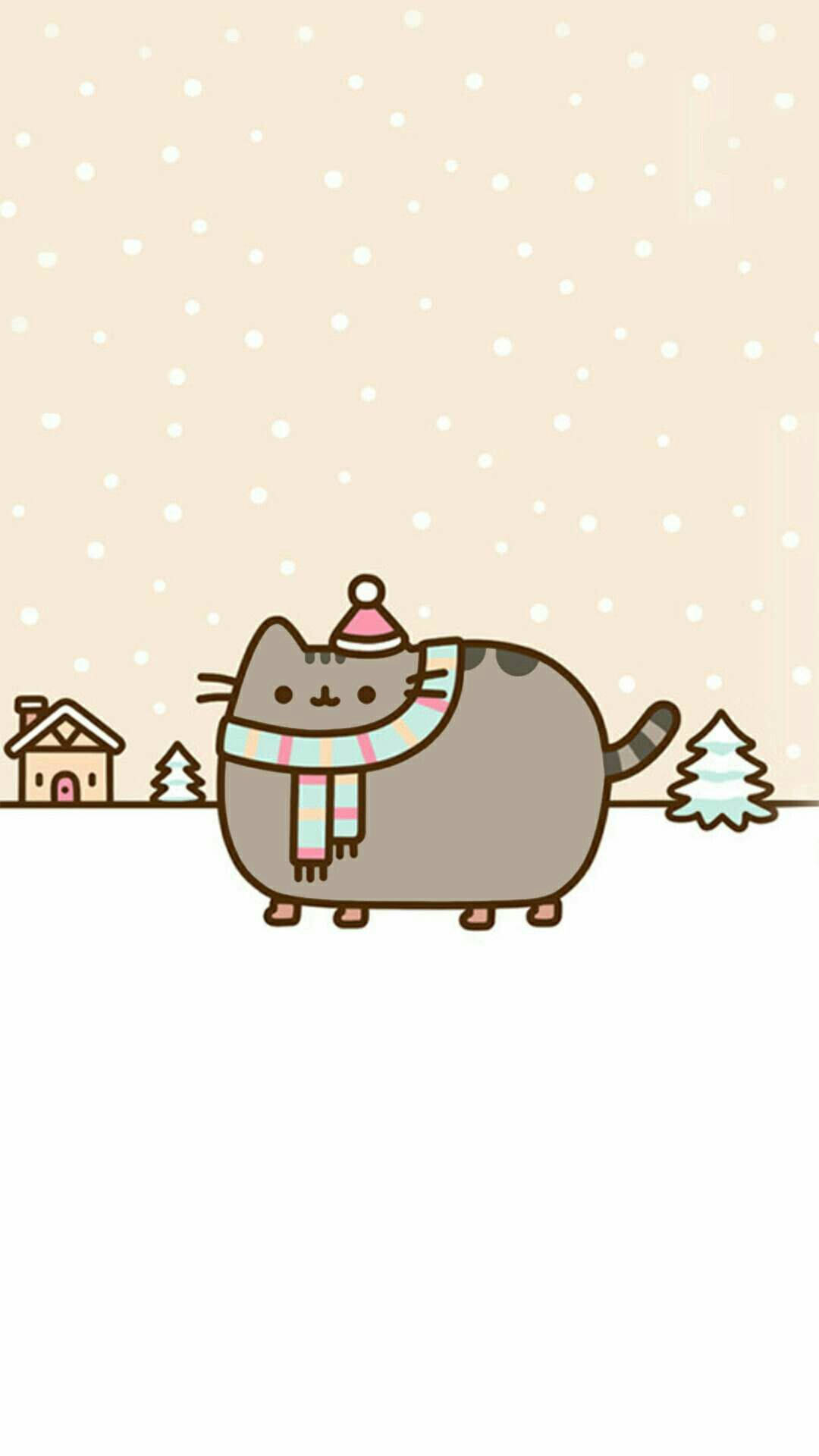 Background Pusheen Wallpaper