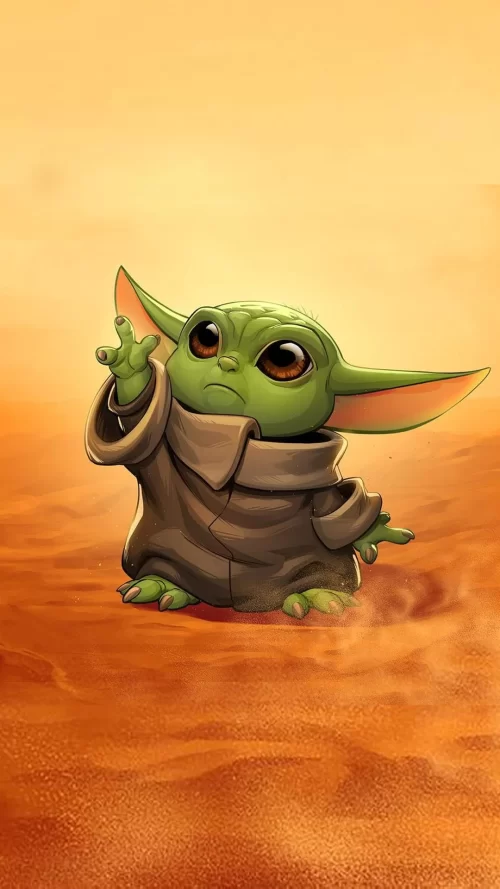 Background Baby Yoda Wallpaper