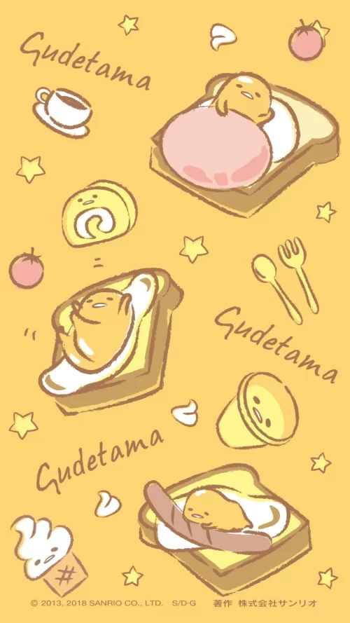 Background Gudetama Wallpaper