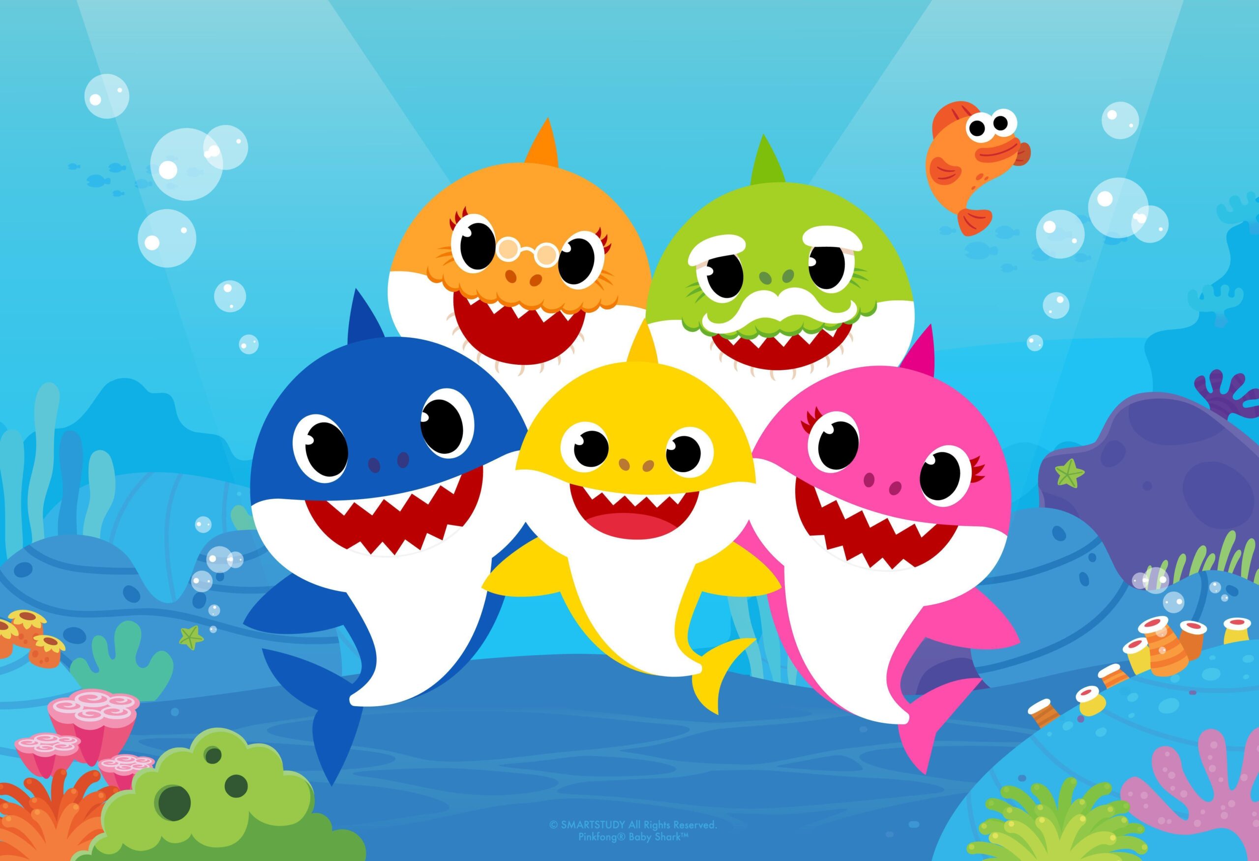 Baby Shark Desktop Wallpaper