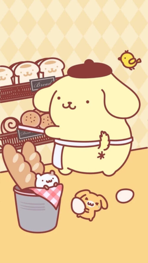 Pompompurin Background Wallpaper - EnWallpaper