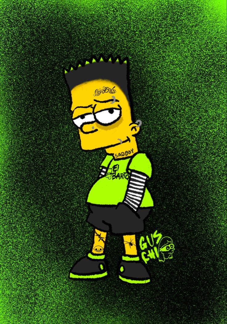 Download Bart Simpsons Sad Boy Wallpaper