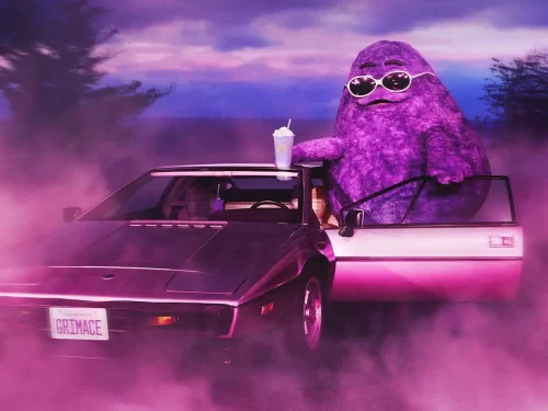 Grimace Desktop Wallpaper