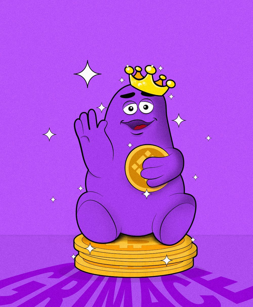 Background Grimace Wallpaper