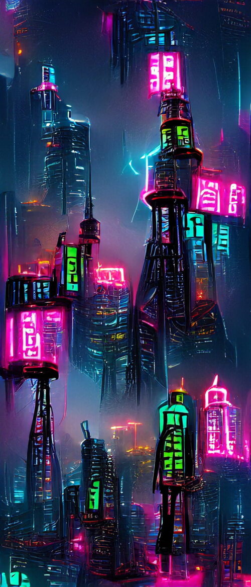 Background Cyberpunk Wallpaper