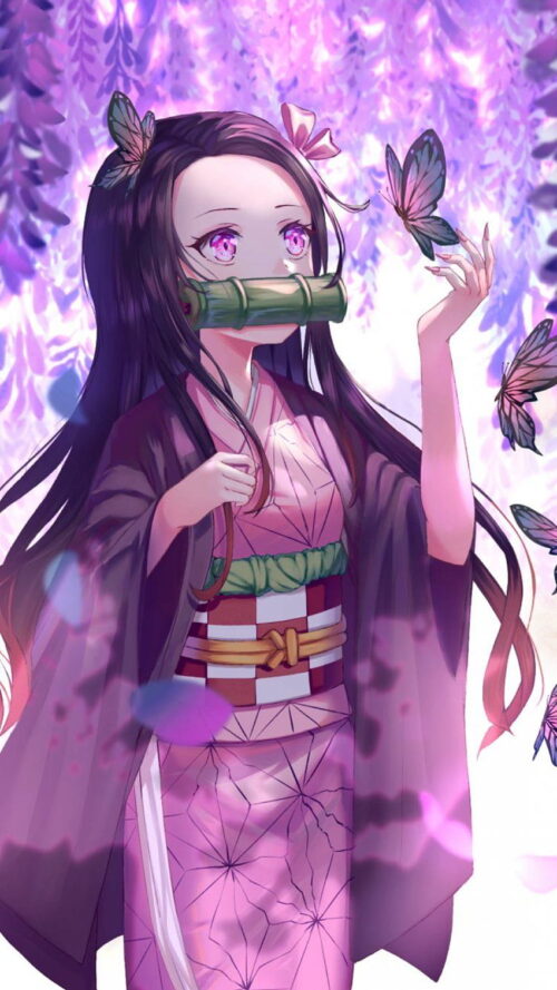 Background Nezuko Wallpaper