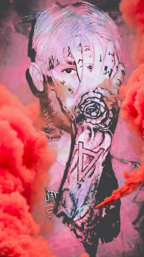 Lil Peep Background Wallpaper