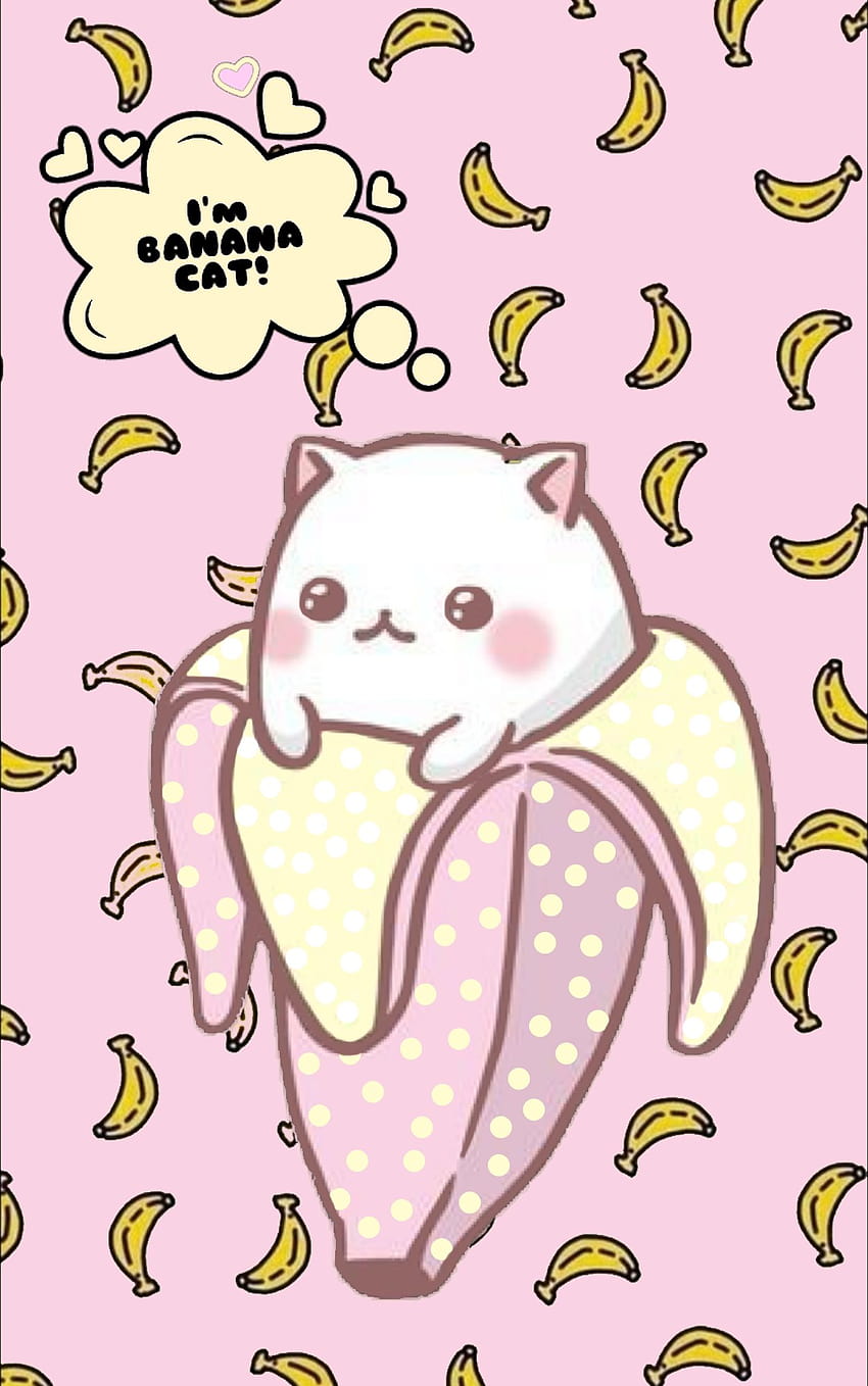 Background Banana Cat Wallpaper