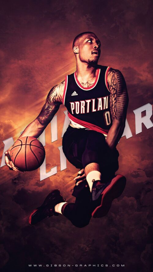 Background Damian Lillard Wallpaper