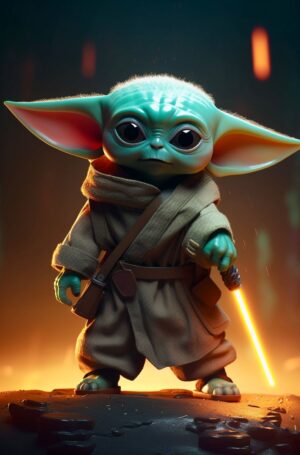 Background Baby Yoda Wallpaper - EnWallpaper