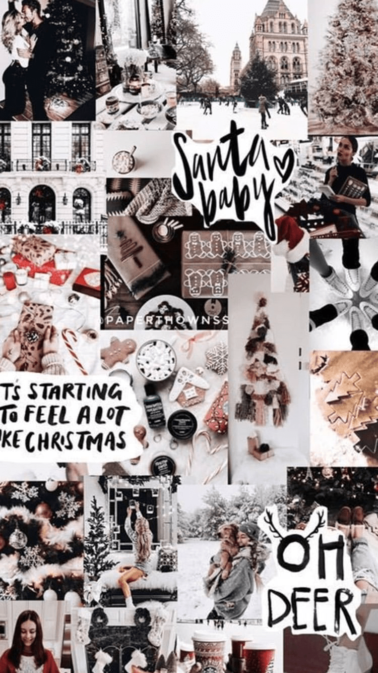Christmas Collage Wallpaper - EnWallpaper