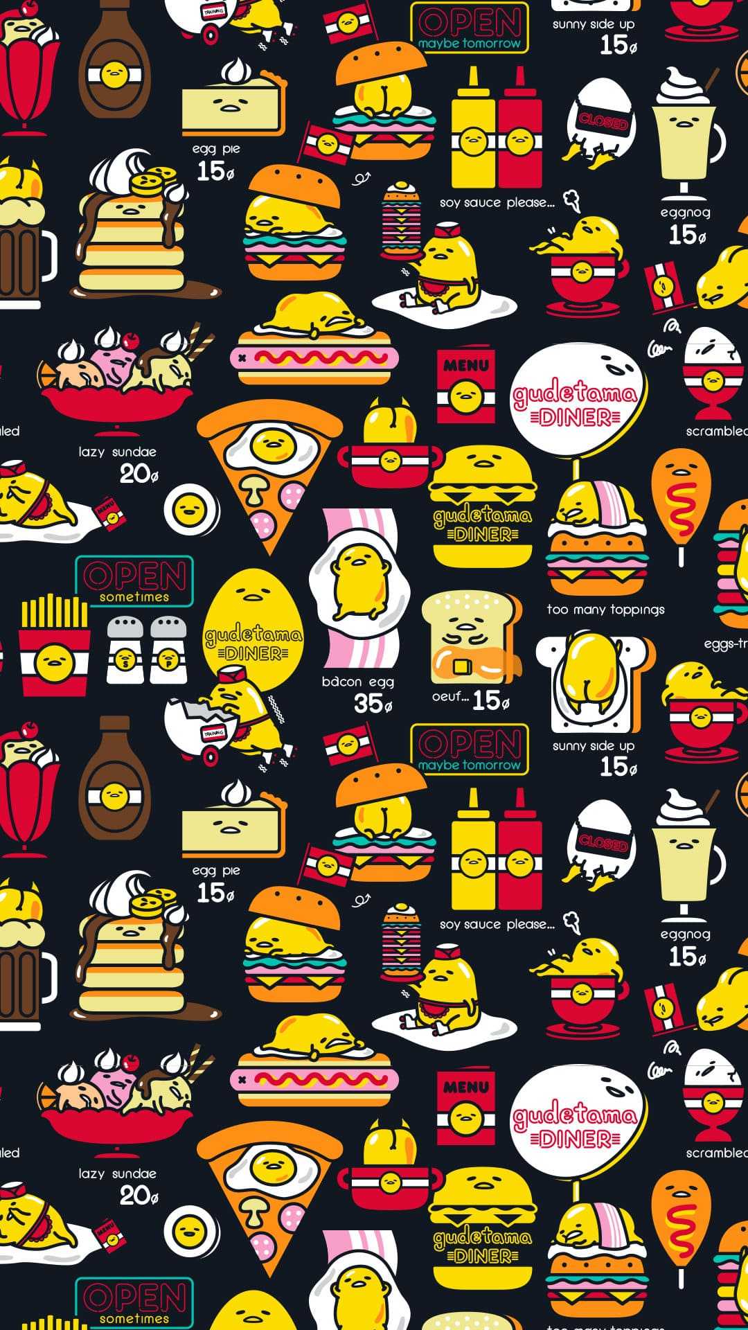 Background Gudetama Wallpaper