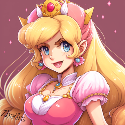 Background Princess Peach Wallpaper