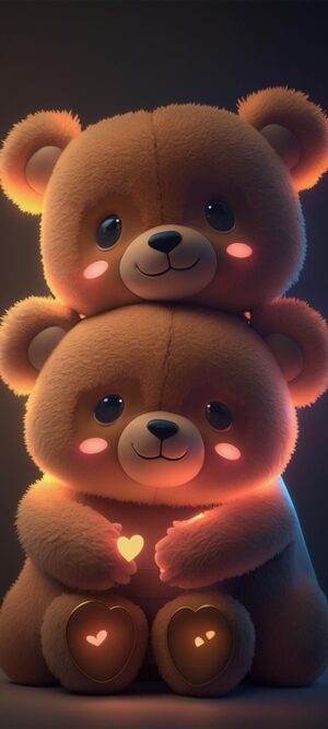 Background Cute Bear Wallpaper - EnWallpaper