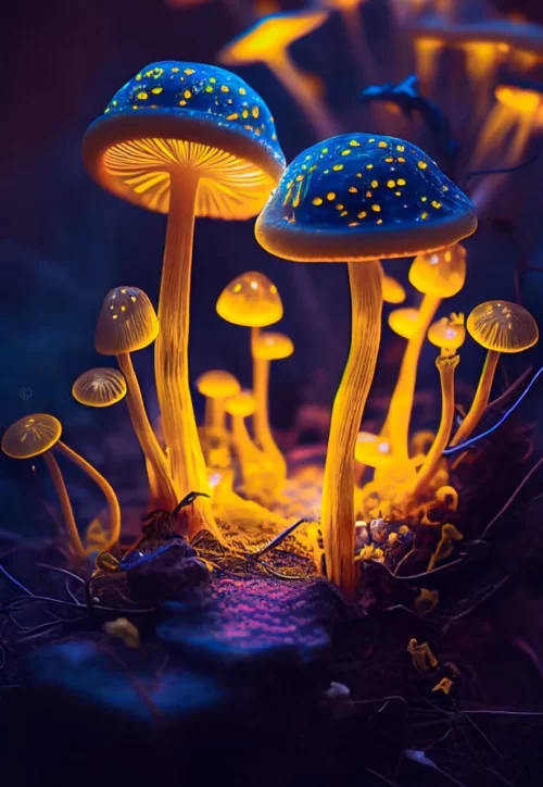 Background Mushroom Wallpaper