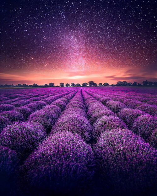 Lavender Background Wallpaper