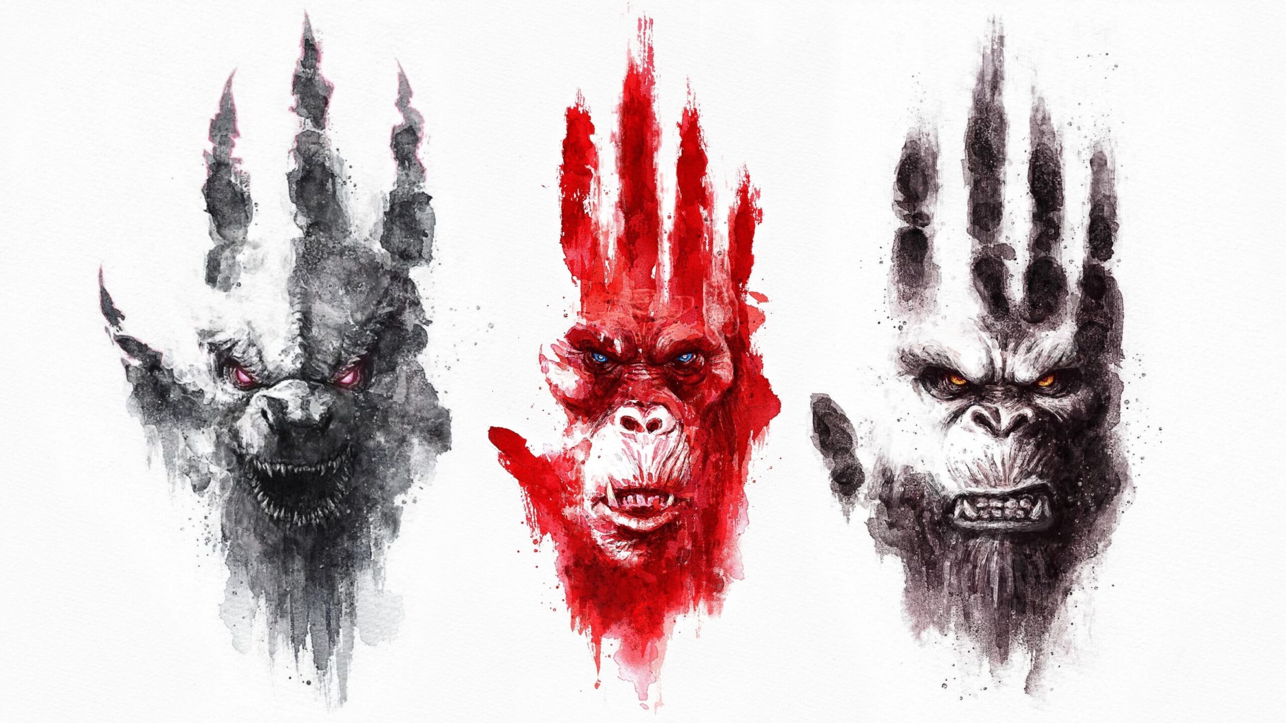 Godzilla X Kong Desktop Wallpaper