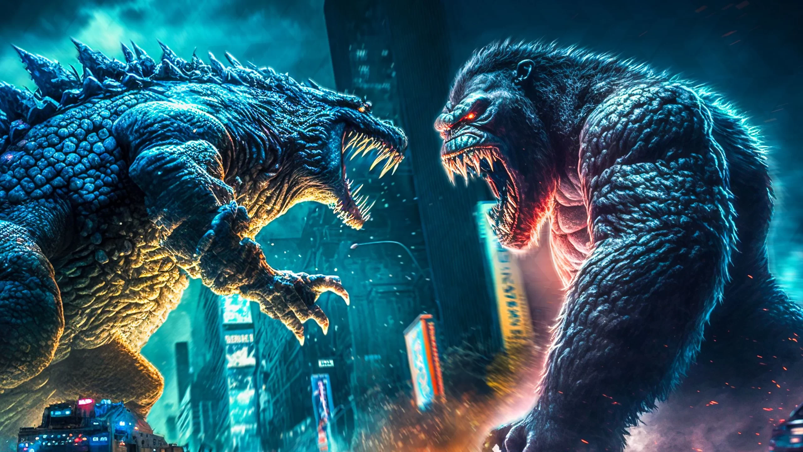 Godzilla X Kong Desktop Wallpaper