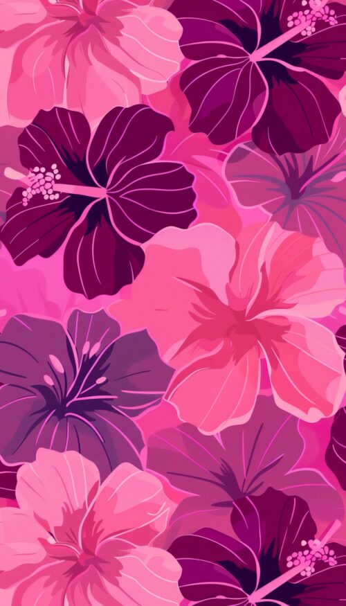 Background Hibiscus Wallpaper