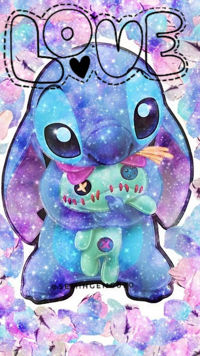 Background Stitch And Angel Wallpaper