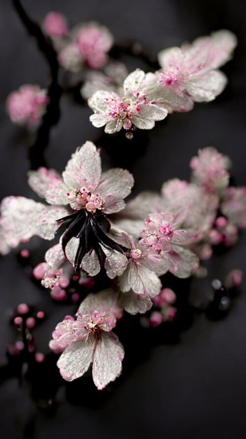 Background Cherry Blossom Wallpaper