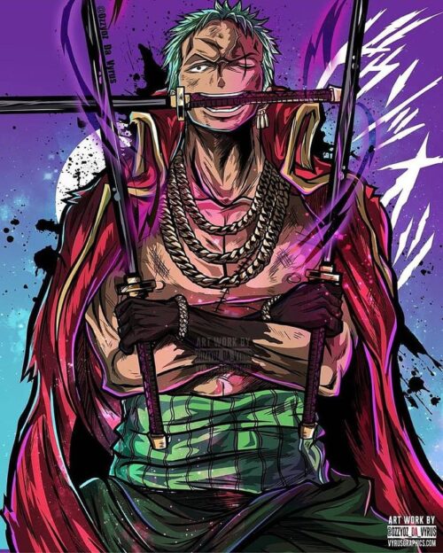 Background Zoro Wallpaper