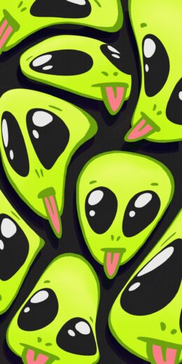 Background Alien Wallpaper