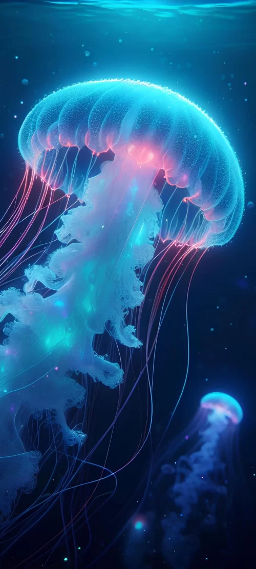 Background Jellyfish Wallpaper