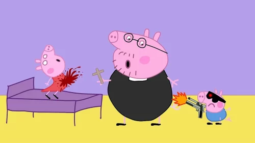 Peppa Pig House Desktop Wallpaper