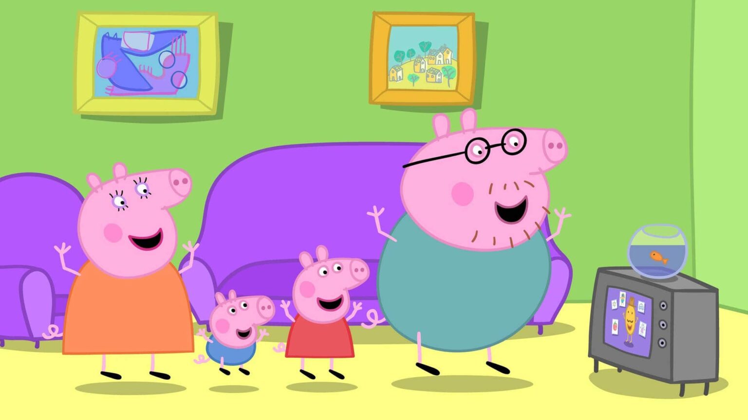 Peppa Pig House Desktop Wallpaper - EnWallpaper