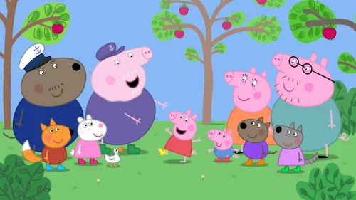 Peppa Pig House Desktop Wallpaper