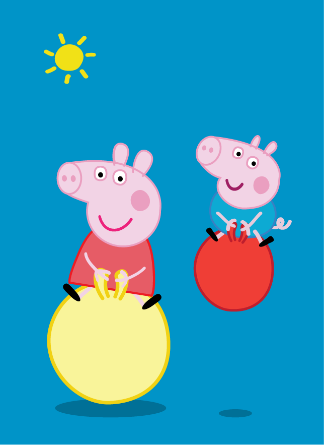 Background Peppa Pig House Wallpaper