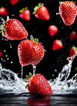 Background Strawberry Wallpaper
