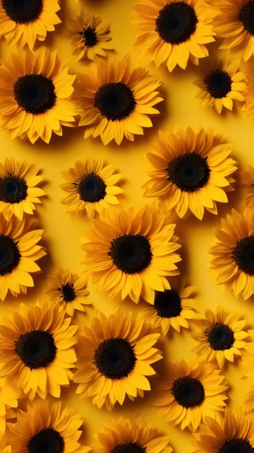 Background Sunflower Wallpaper