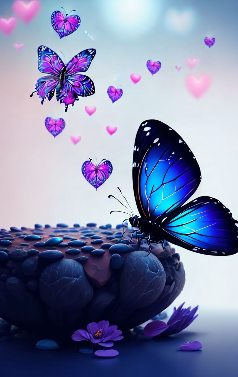 Background Butterfly Wallpaper