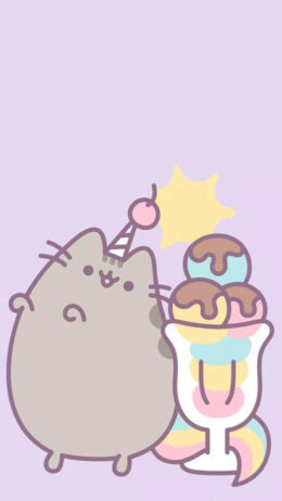 Background Pusheen Wallpaper